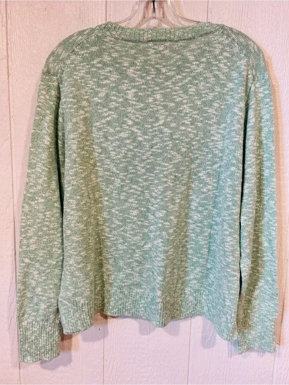NEW J.Crew Mint Green Marled Crewneck Sweater